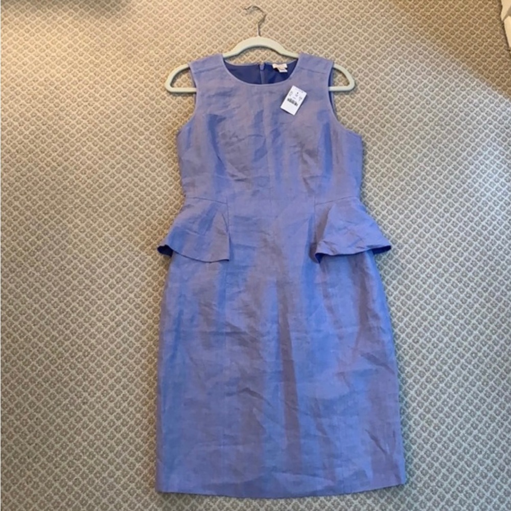 J.crew linen summer dress size 6 new with tags. Old money 2025 trend
